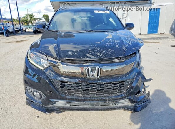 3CZRU5H14MM733185 2021 HONDA HR-V Черный Вид сзади