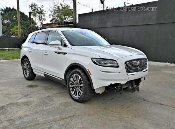 2LMPJ6J95MBL16543 2021 LINCOLN NAUTILUS White Rear left