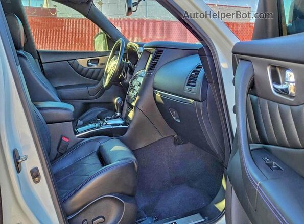 JN8CS1MW2HM411677 2017 INFINITI QX70 White უკანა ხედი