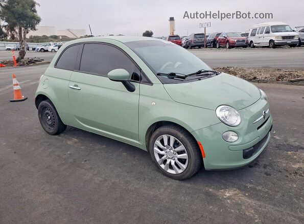 3C3CFFAR5GT184476 2016 FIAT 500 Green Առջևի աջ