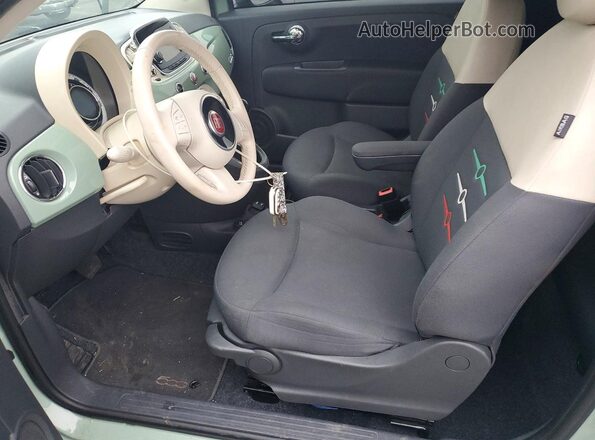 3C3CFFAR5GT184476 2016 FIAT 500 Green Սալոնի դիմացի տեսք