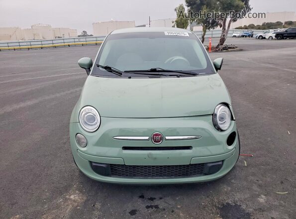3C3CFFAR5GT184476 2016 FIAT 500 Green Դիմացի տեսք