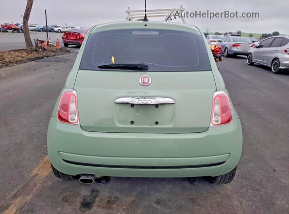 3C3CFFAR5GT184476 2016 FIAT 500 Green Հետևի տեսք