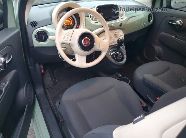 3C3CFFAR5GT184476 2016 FIAT 500 Green Առջևի վահանակի տեսք