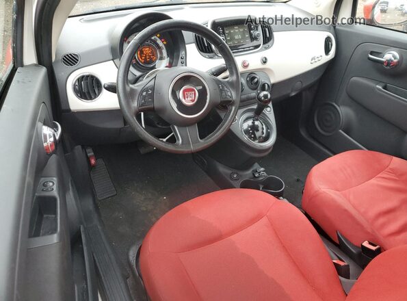 3C3CFFAR8GT122246 2016 FIAT 500 Red Առջևի վահանակի տեսք