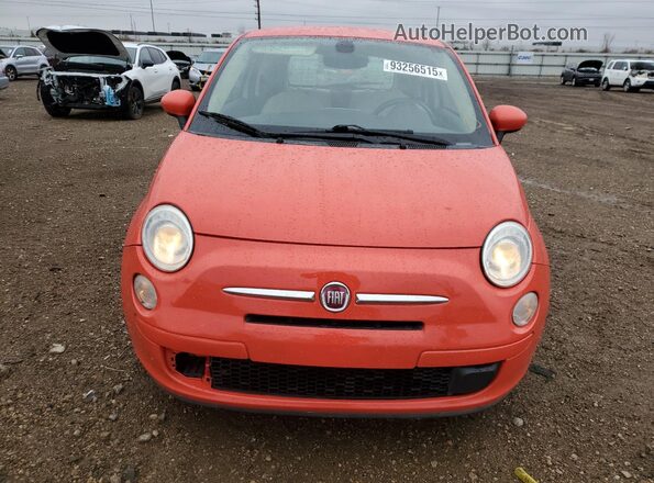 3C3CFFAR8GT122246 2016 FIAT 500 Red Դիմացի տեսք