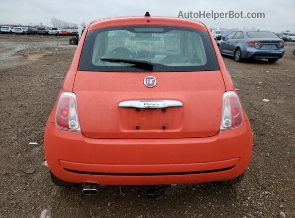 3C3CFFAR8GT122246 2016 FIAT 500 Red Հետևի տեսք