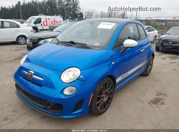 3C3CFFFH3JT532198 2018 FIAT 500 Blue Դիմացի տեսք