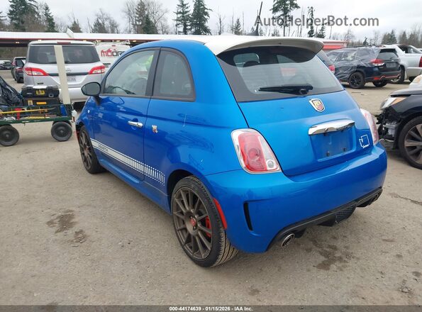 3C3CFFFH3JT532198 2018 FIAT 500 Blue Հետևի ձախ