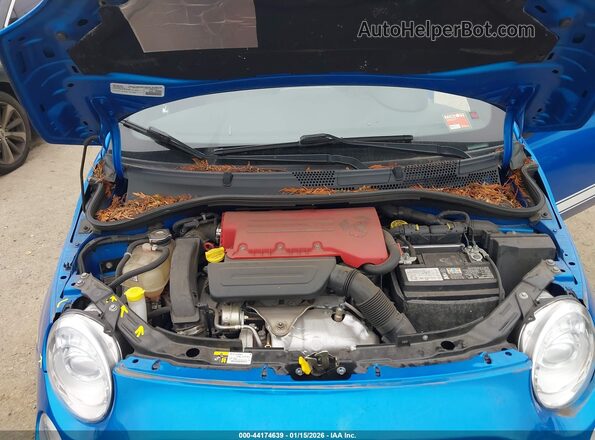 3C3CFFFH3JT532198 2018 FIAT 500 Blue Հետևի տեսք