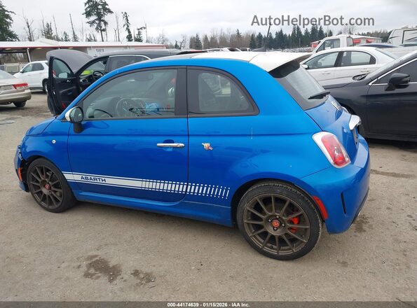 3C3CFFFH3JT532198 2018 FIAT 500 Blue Սալոնի 360 աստիճան տեսք