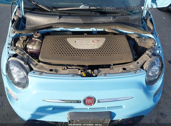 3C3CFFGE3GT221951 2016 FIAT 500E Blue Widok z tyłu