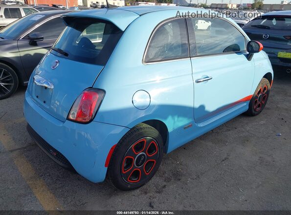 3C3CFFGE3GT221951 2016 FIAT 500E Blue Tył prawy
