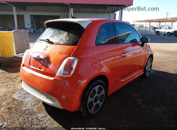 3C3CFFGE5GT118448 2016 FIAT 500E Orange უკანა მარჯვენა