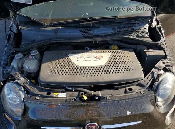3C3CFFGE6HT625246 2017 FIAT 500 Черный Вид задней части салона