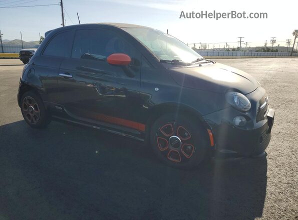 3C3CFFGE6HT625246 2017 FIAT 500 Черный Передняя правая четверть