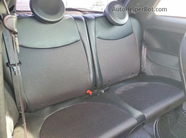 3C3CFFGE6HT625246 2017 FIAT 500 Черный Вид задних сидений