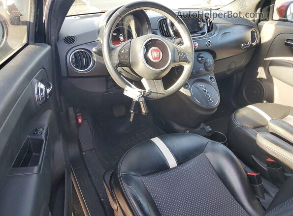 3C3CFFGE6HT625246 2017 FIAT 500 Черный Вид панели приборов