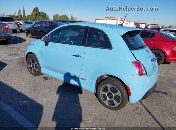 3C3CFFGE7GT221984 2016 FIAT 500E Blue Trasero izquierdo