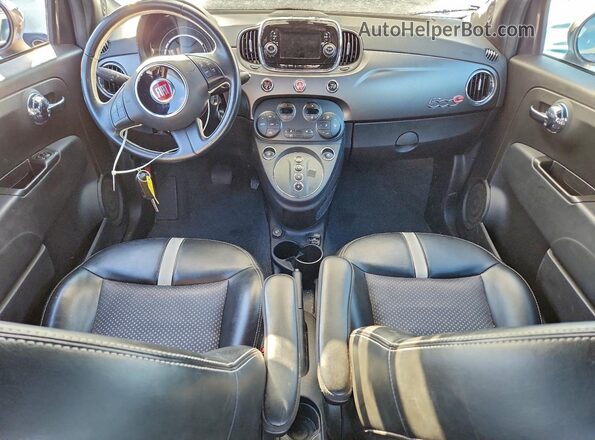 3C3CFFGE8GT155090 2016 FIAT 500 Charcoal Vista del salpicadero