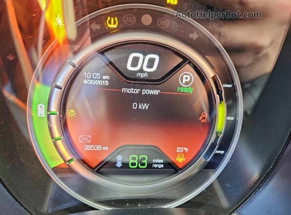 3C3CFFGE8GT155090 2016 FIAT 500 Charcoal Vista del cuadro de instrumentos