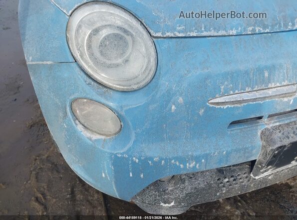 3C3CFFGE9GT221985 2016 FIAT 500E Light Blue Front view