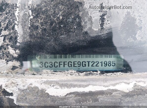 3C3CFFGE9GT221985 2016 FIAT 500E Light Blue Engine compartment view