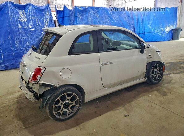 3C3CFFKH3JT255221 2018 FIAT 500 White Trasero derecho
