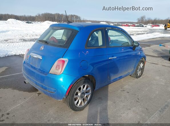 3C3CFFKR0HT580167 2017 FIAT 500 Blue Հետևի աջ