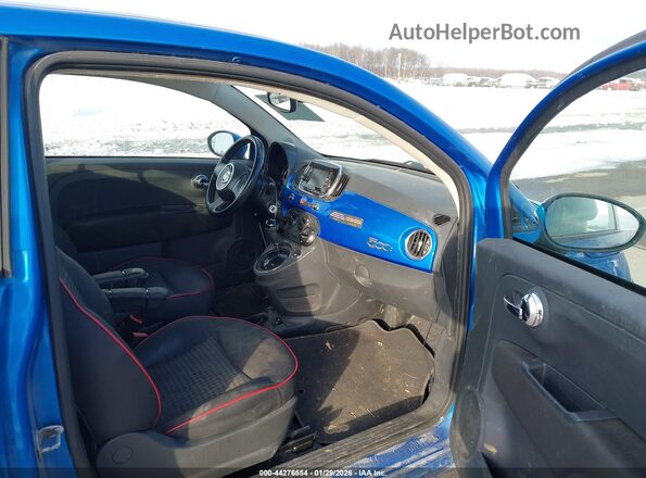 3C3CFFKR0HT580167 2017 FIAT 500 Blue Սալոնի դիմացի տեսք