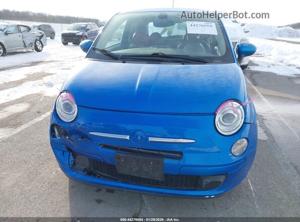 3C3CFFKR0HT580167 2017 FIAT 500 Blue Դիմացի տեսք