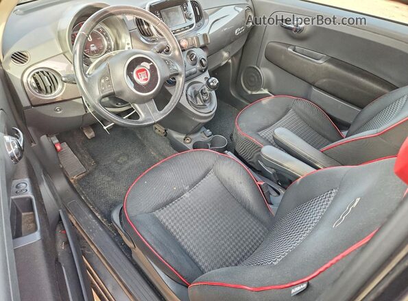 3C3CFFKR3GT144847 2016 FIAT 500 Charcoal Vista del salpicadero
