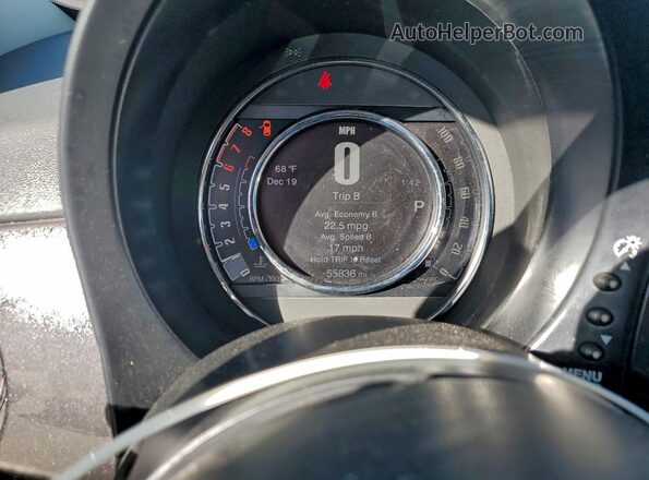 3C3CFFKR6HT530356 2017 FIAT 500 Серый Вид щитка приборов
