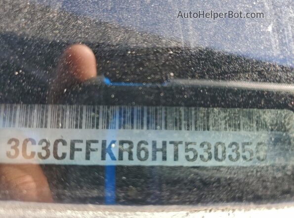 3C3CFFKR6HT530356 2017 FIAT 500 Серый Вид подкапотного пространства