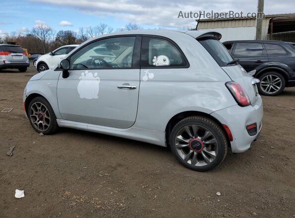 3C3CFFKRXHT671477 2017 FIAT 500 Синий Задняя левая четверть