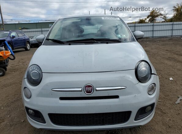 3C3CFFKRXHT671477 2017 FIAT 500 Синий Вид спереди