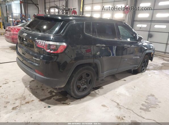 3C4NJCAB3JT204770 2018 JEEP COMPASS Black უკანა მარჯვენა