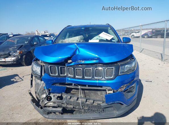 3C4NJCBB1HT669136 2017 JEEP NEW COMPASS Blue Rear interior view