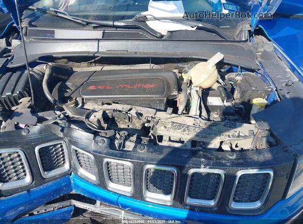 3C4NJCBB1HT669136 2017 JEEP NEW COMPASS Blue Rear view