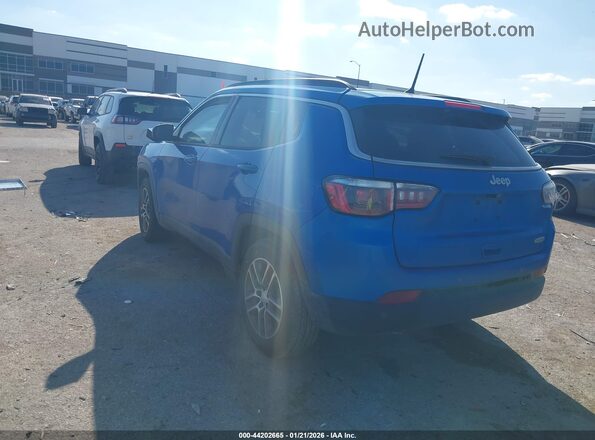 3C4NJCBB1HT669136 2017 JEEP NEW COMPASS Blue Rear left
