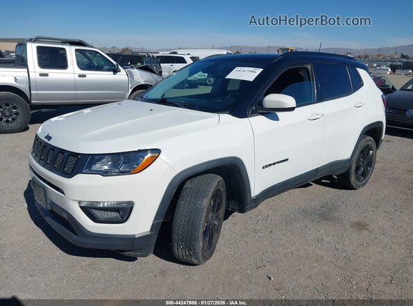 3C4NJDBB0MT594798 2021 JEEP COMPASS White Vista tres cuartos delantera izquierda