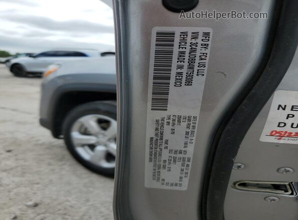 3C4NJDBB4MT593069 2021 JEEP COMPASS Silver Вид наклейки з VIN-кодом