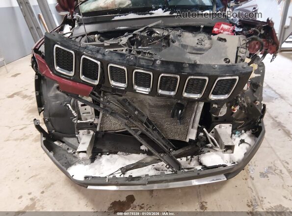 3C4NJDCB8LT216242 2020 JEEP COMPASS Maroon Widok z przodu