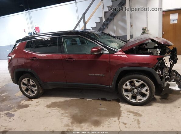 3C4NJDCB8LT216242 2020 JEEP COMPASS Maroon Widok wnętrza z tyłu