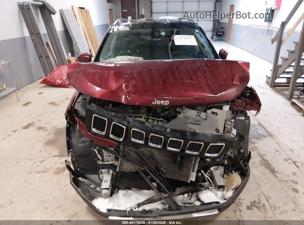 3C4NJDCB8LT216242 2020 JEEP COMPASS Maroon Widok zestawu wskaźników