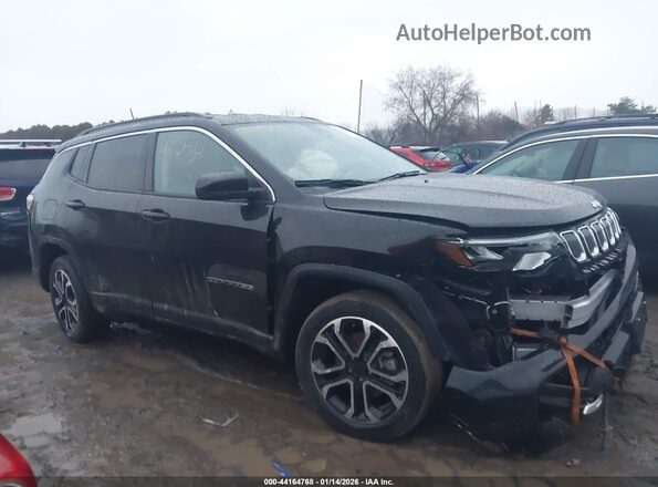 3C4NJDCB8NT199056 2022 JEEP COMPASS Black Widok wnętrza z tyłu