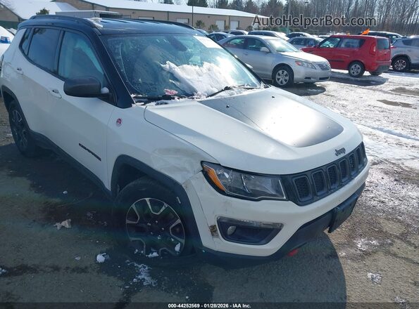 3C4NJDDBXLT195747 2020 JEEP COMPASS White წინა ხედი