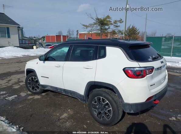 3C4NJDDBXLT195747 2020 JEEP COMPASS White უკანა მარცხენა