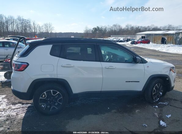 3C4NJDDBXLT195747 2020 JEEP COMPASS White უკანა სალონის ხედი