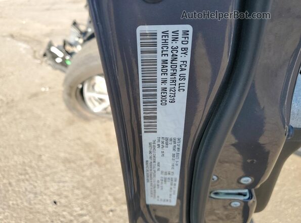 3C4NJDFN1RT127319 2024 JEEP COMPASS Gray VIN կոդի պիտակի տեսք